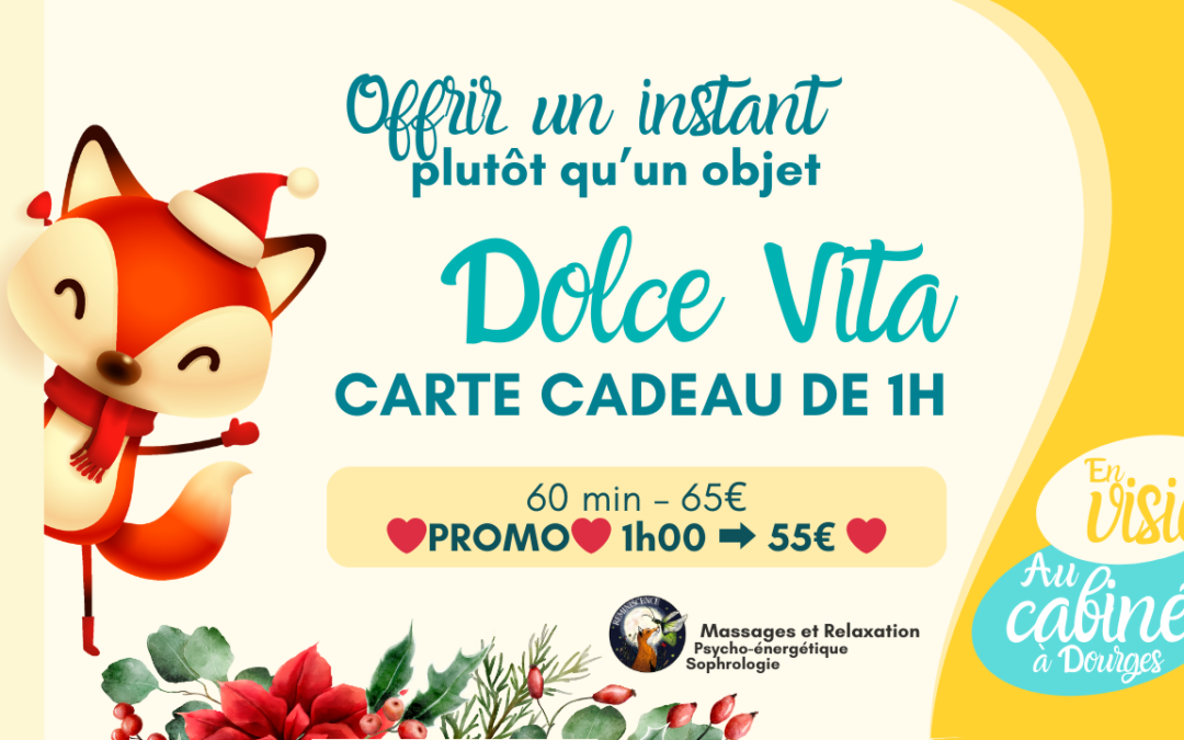 Bons Cadeau de 1h00 ♥️OFFRES DE NOËL♥️