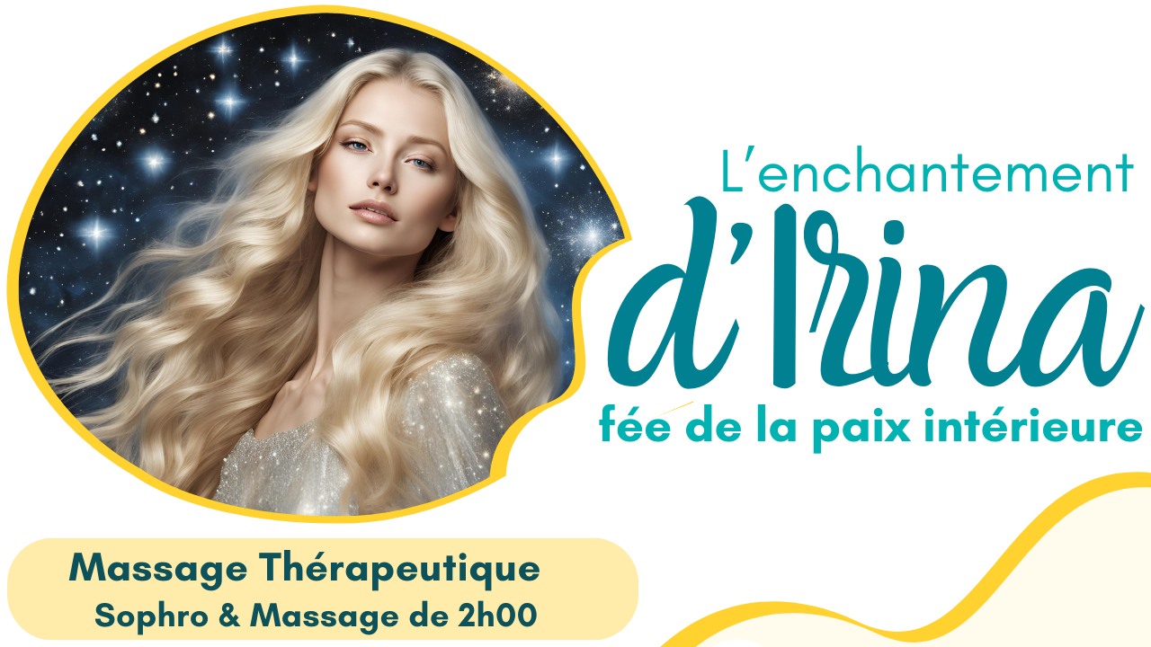 - L'enchantement d'Irina, fée de la paix intérieure. Sophro & Massages énergétique --- RéminiSCence, cabinet de Mieux-être de Constance van Dongen, thérapeute sophrologue, sophrologie, massages psycho-énergétique reiki et magnétisme à Dourges, Hénin Beaumont, Noyelles Godault, Oignies, Carvin, Libercourt, Courcelles les Lens, Billy Montigny, Courrières, Lille, Arras, Douai, Lens