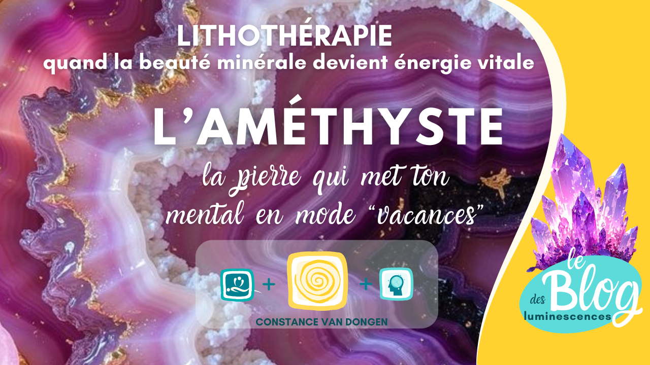 Améthyste propriétés et secrets d’une pierre de sagesse par Constance van Dongen, esthéticienne Corps • âme • Esprit Soins Énergétiques, phyto cosmétique, neuroSCiences et Sophrologue à Dourges Améthyste : propriétés et secrets d’une pierre de sagesse par Constance van Dongen, esthéticienne Corps • âme • Esprit : Soins Énergétiques, phyto cosmétique, neuroSCiences et Sophrologue en visio et à Dourges (entre Lille et Arras)