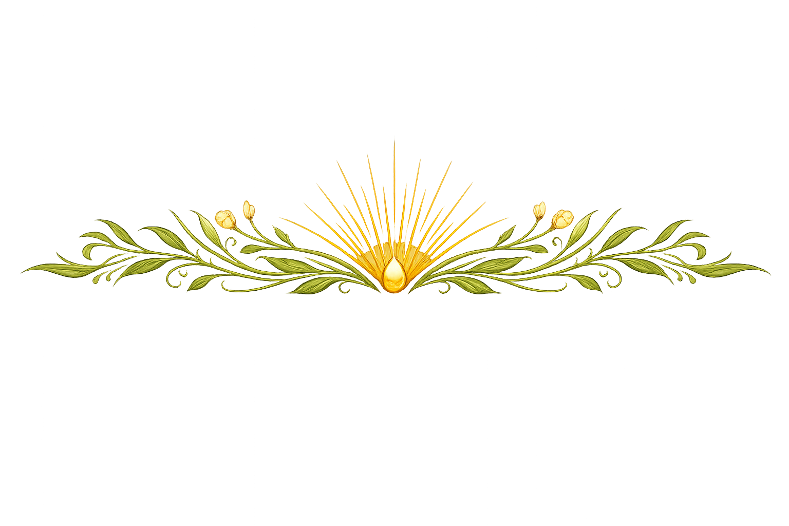 Bandeau Art Déco inspiré d’un soleil stylisé – symbole de l’univers massage Anahata et régulation du système nerveux | RéminiSCence