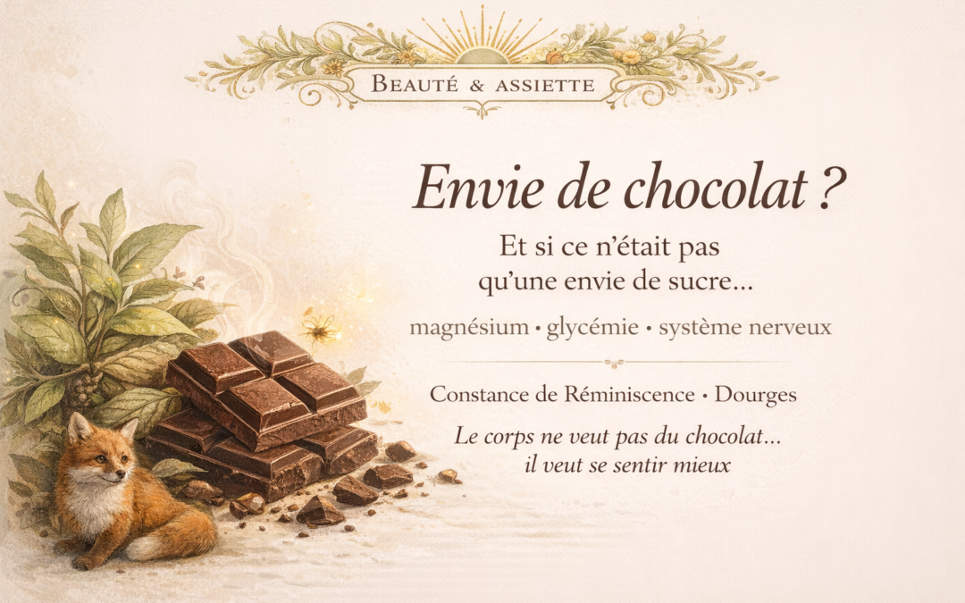 🌱 Envie de chocolat ? | Ce que votre corps cherche vraiment (magnésium, fatigue, système nerveux)